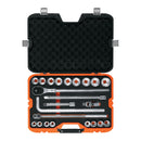 JGO DE DADOS STD CUADRO 3/4' 24 PZAS