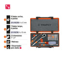 Juego de 20 herramientas cuadro 1/4" mm para mecánico