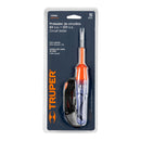 Probador de circuitos Truper de 20 cm, corriente directa