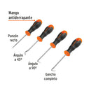 Juego de 4 puntas y ganchos multiusos