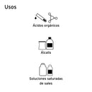 Guante de látex industrial Truper, talla Mediana