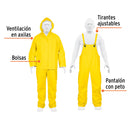 Conjunto impermeable Truper doble capa, talla Chica