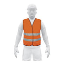 Chaleco de seguridad Truper con cintas de alta visibilidad