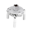 Llave de 3 puntos 3"-4-1/2" para filtro de aceite, Truper