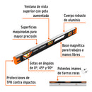 Nivel de 24" (61 cm) magnético con protección de TPR, Truper