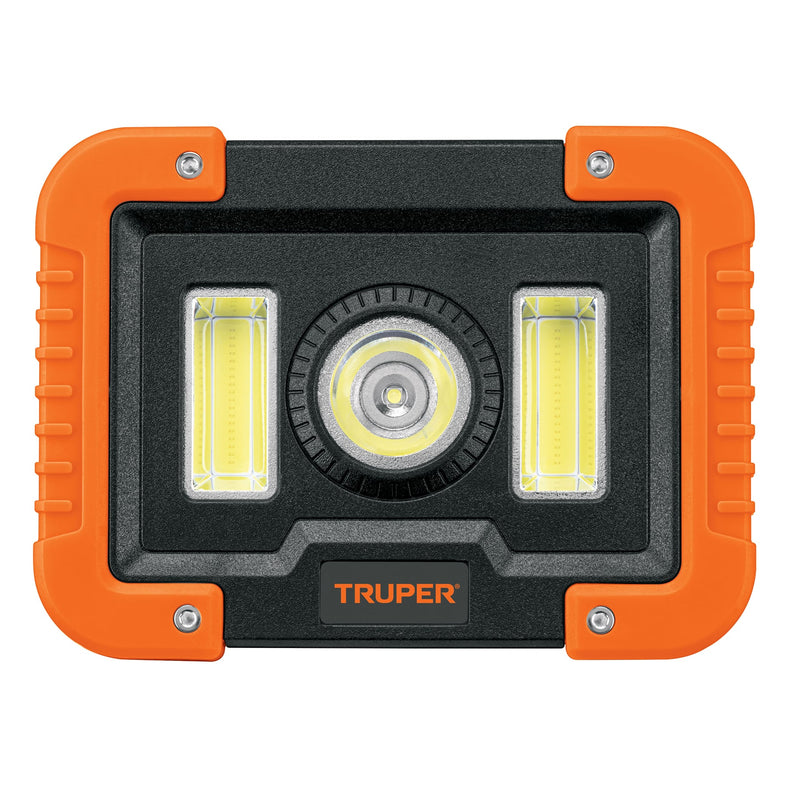 Lámpara LED Truper 1000 lm de trabajo, recargable