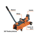 GATO HIDRAULICO DE PATIN 2 TON