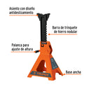 Caja con 2 torres de 3 toneladas para auto, Truper