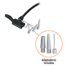 Inflador Manual Truper, acabado en acero inoxidable