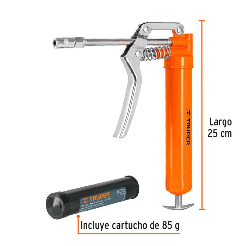 Mini inyector de grasa 3 oz, 3000 PSI