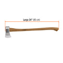 Hacha Michigan 3-1/2 lb Truper, mango de hickory 34"