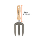 Bieldo para jardín Truper, mango de 6" (15 cm)