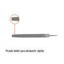 Lima plana bastarda 12"