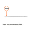 Lima redonda bastarda 6"