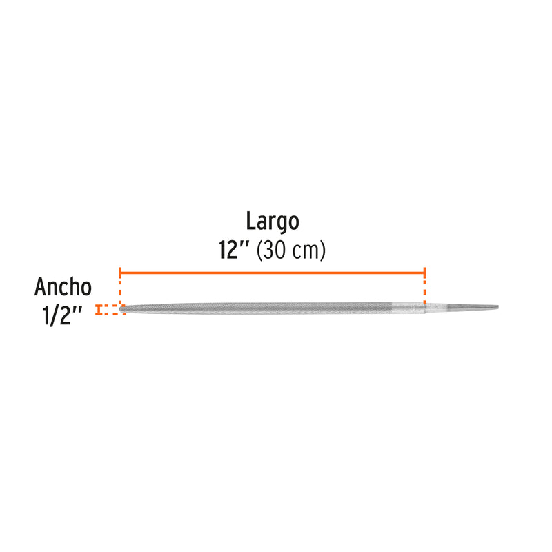 Lima redonda muza 12"