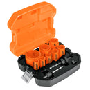 Juego de 11 brocasierras bimetálicas y 2 mandriles, Truper