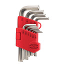 Juego 10 llaves allen std Truper, punta hexagonal con organizador