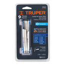 Juego de 9 llaves allen Truper, tipo navaja