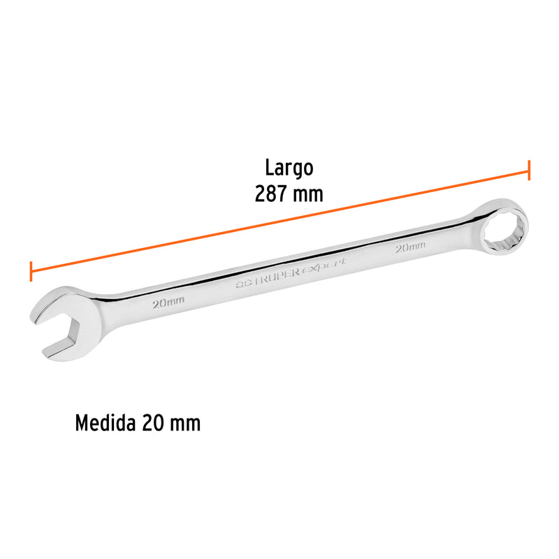 Llave combinada extralarga 20 mm x 287 mm de largo