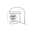 Llave stilson 12" cuerpo robusto de hierro dúctil