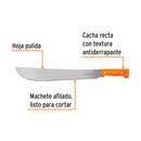 Machete estándar Truper de 16" (41 cm), Cacha Naranja Remachada