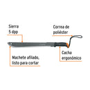 Machete doble filo Truper de 18" (46 cm)