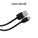 LINTERNA PLASTICA RECARG 300 LM