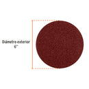DISCO DE LIJA 6' GRANO 100