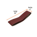 CAJA C/3 BANDAS DE REP. 4X36' GR.60