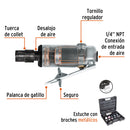 Kit de mini esmeriladora 1/4" con estuche plástico, Truper