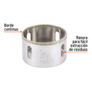Sierracopa diamante  2-5/8" borde continuo, Truper