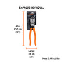 PINZA DE ELECTRICISTA 9'  MANGO PVC, TRUPER