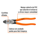 PINZA DE ELECTRICISTA 9'  MANGO PVC, TRUPER