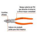 PINZA DE ELECTRICISTA 8'  MANGO PVC, TRUPER