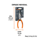 PINZA PUNTA Y CORTE 6" MANGO PVC, TRUPER