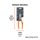 PINZA PUNTA Y CORTE 8" MANGO PVC, TRUPER