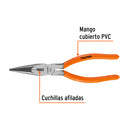 PINZA PUNTA Y CORTE 8" MANGO PVC, TRUPER