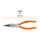 PINZA PUNTA Y CORTE 8" MANGO PVC, TRUPER