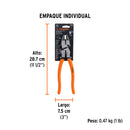 PINZA P/ ELECTRICISTA 9"  ALTA PALANCA, MANGO PVC