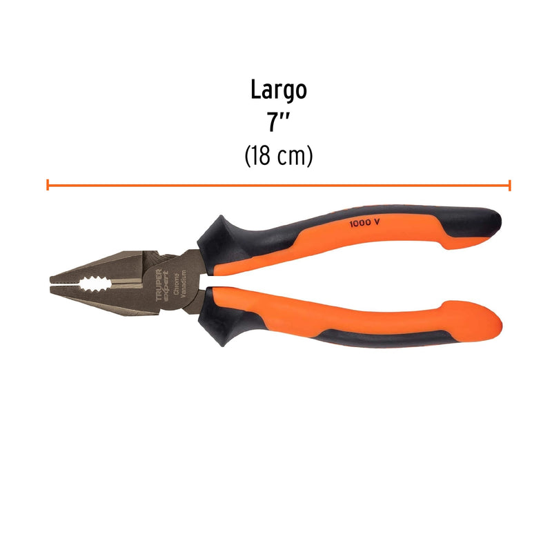 Pinza para electricista Truper de 7" (18cm)