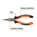 Pinza punta y corte Truper de 6" 15 cm con mango Comfort Grip