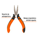 Mini pinza de punta curva 5" mango Comfort Grip, Truper