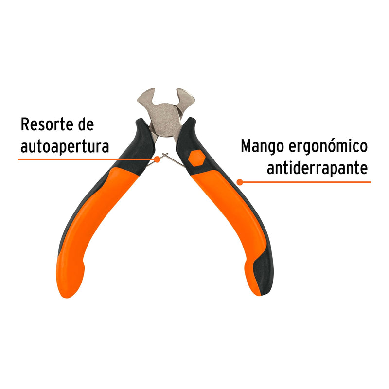 Mini pinza tipo tenaza 4" mango Comfort Grip