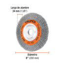 CEPILLO CIRC. 8" X 3/4"