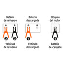 Cables pasa corriente Truper de 3.5 m 350 A 6 AWG