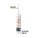 SILICONA 100% TRANSP. CART. 280ML