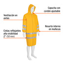 TRAJE IMPERMEABLE DOBLE CAPA C/REFLEJANTE, XG