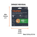 DISCO DE LIJA GRANO   60 DE OXIDO DE ALUM