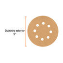 DISCO DE LIJA GRANO   60 DE OXIDO DE ALUM