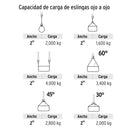 Eslinga ojo a ojo de 2"x 4 m, Truper